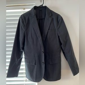 J.Crew Ludlow unconstructed sport coat in charcoal cotton plaid. Size 36/S